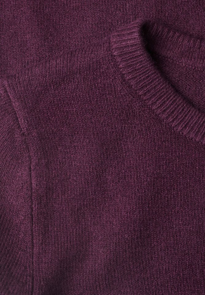 STREET ONE Kurzarmpullover in Unifarbe – Bild 5 von 5