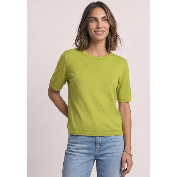 STREET ONE Kurzarmpullover softe Viskose