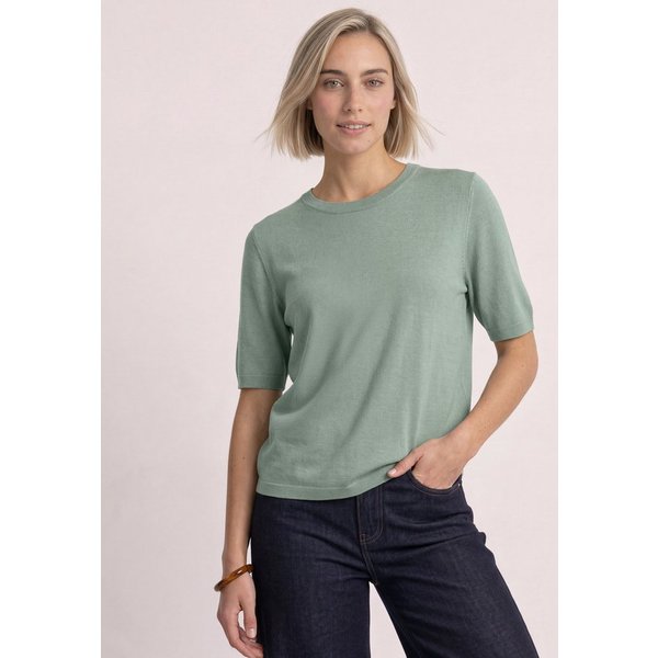 STREET ONE Kurzarmpullover softe Viskose