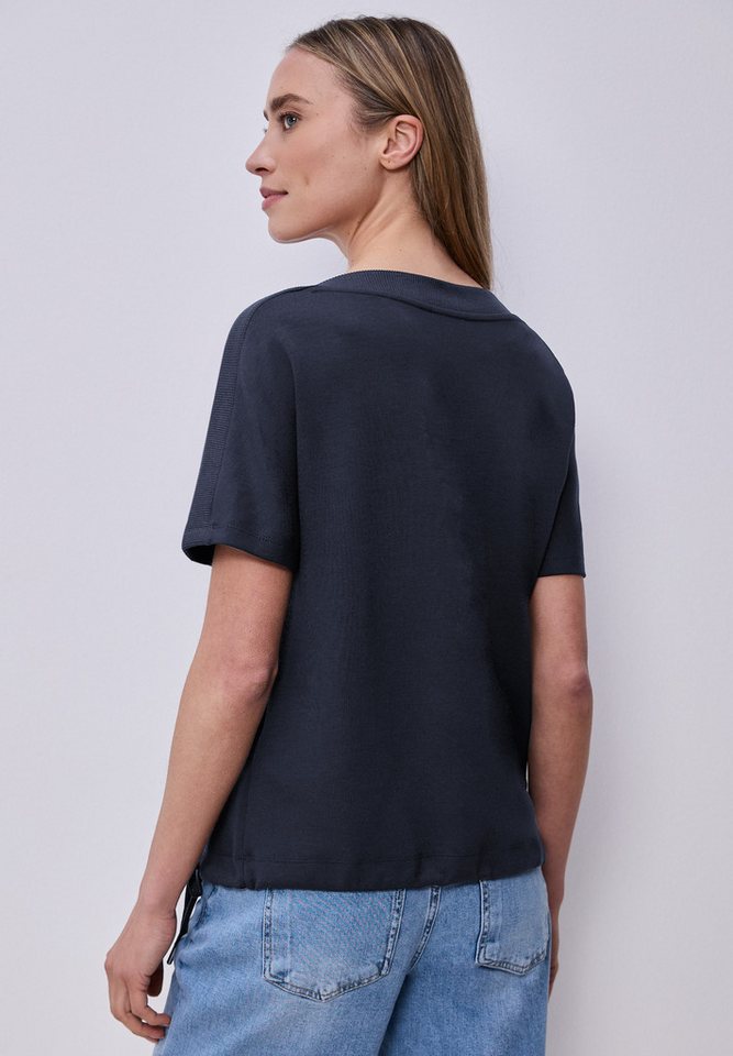 STREET ONE Kurzarmshirt mit elastischem Bund – Bild 2 von 5