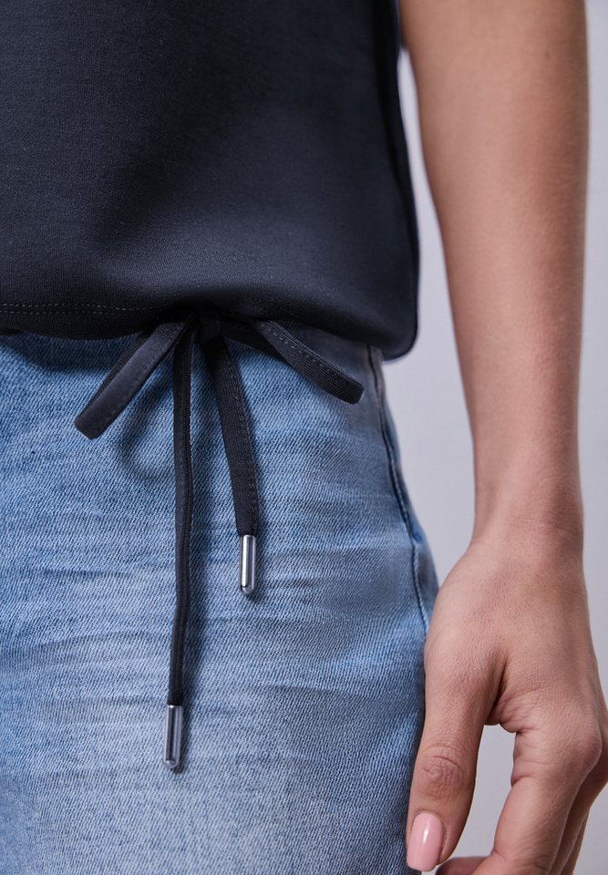 STREET ONE Kurzarmshirt mit elastischem Bund – Bild 4 von 5