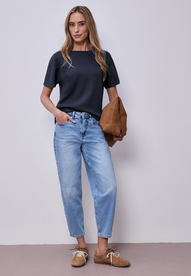 STREET ONE Kurzarmshirt mit elastischem Bund – Bild 5 von 5