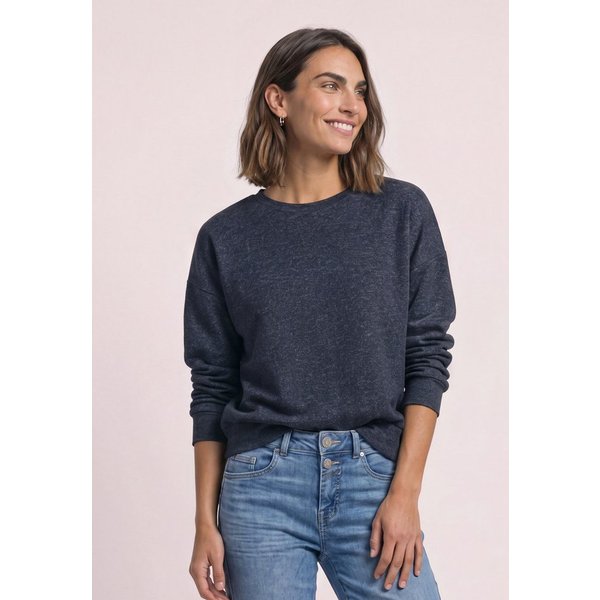 STREET ONE Langarmshirt aus Jersey in Unifarbe