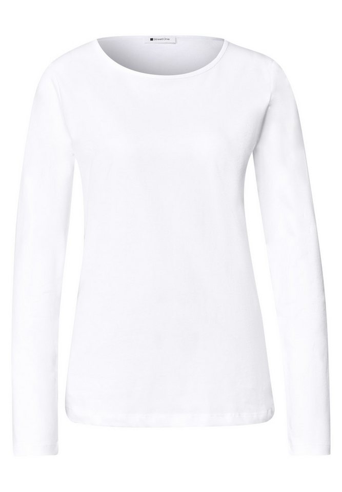 STREET ONE Langarmshirt aus reiner Baumwolle – Bild 5 von 5