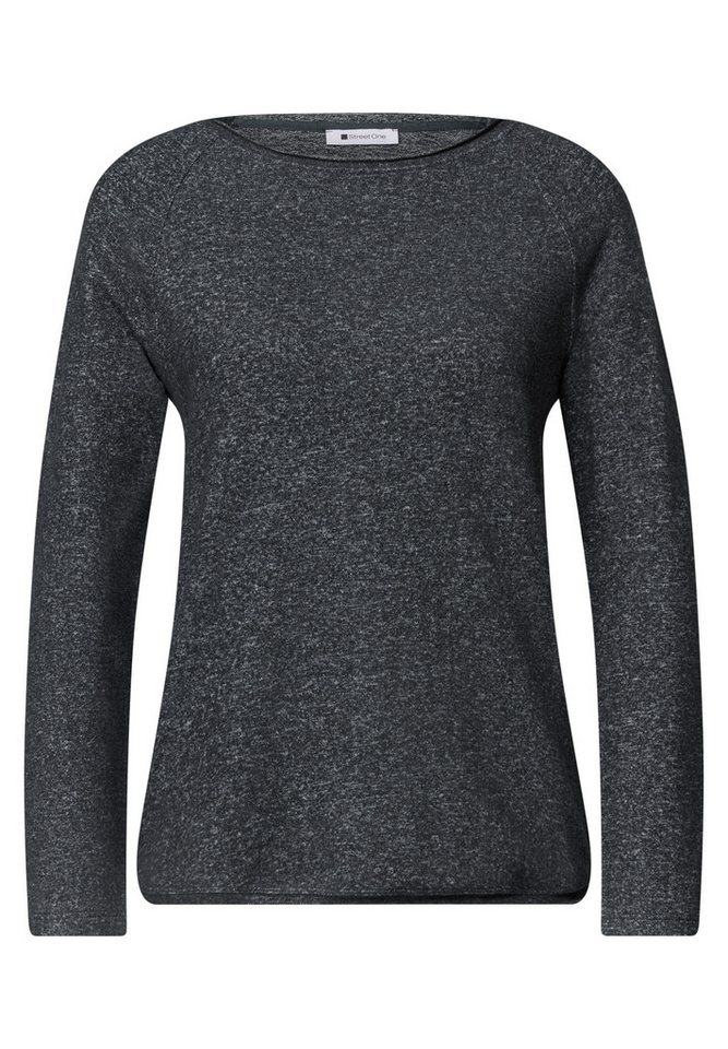 STREET ONE Langarmshirt aus softem Materialmix – Bild 4 von 5