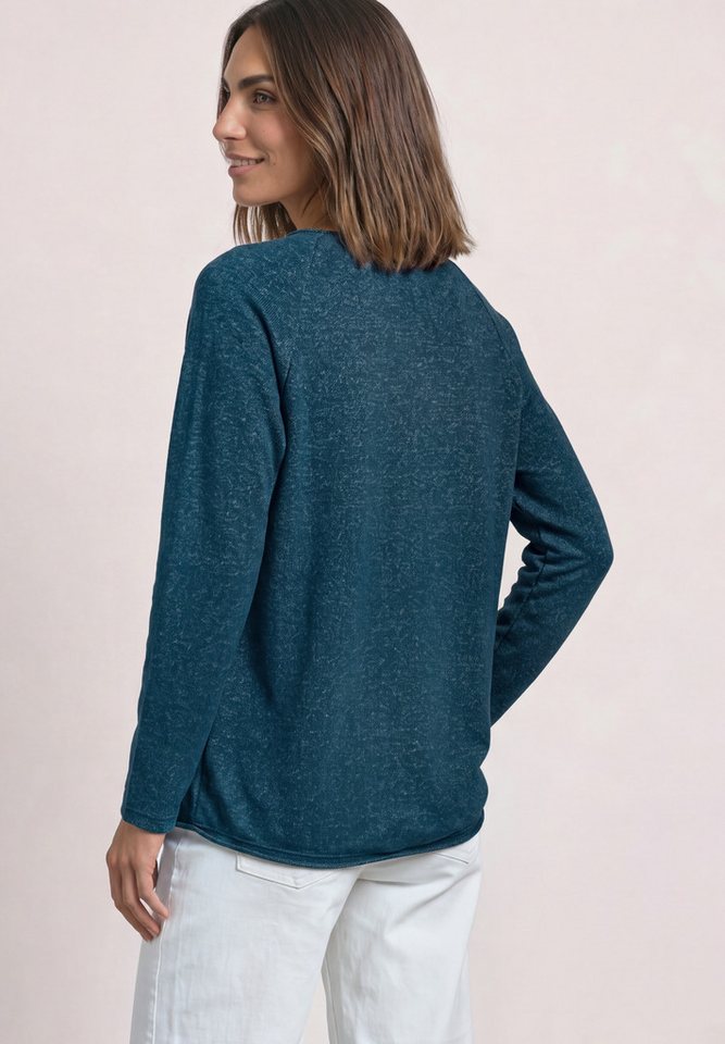 STREET ONE Langarmshirt aus softem Materialmix – Bild 2 von 5