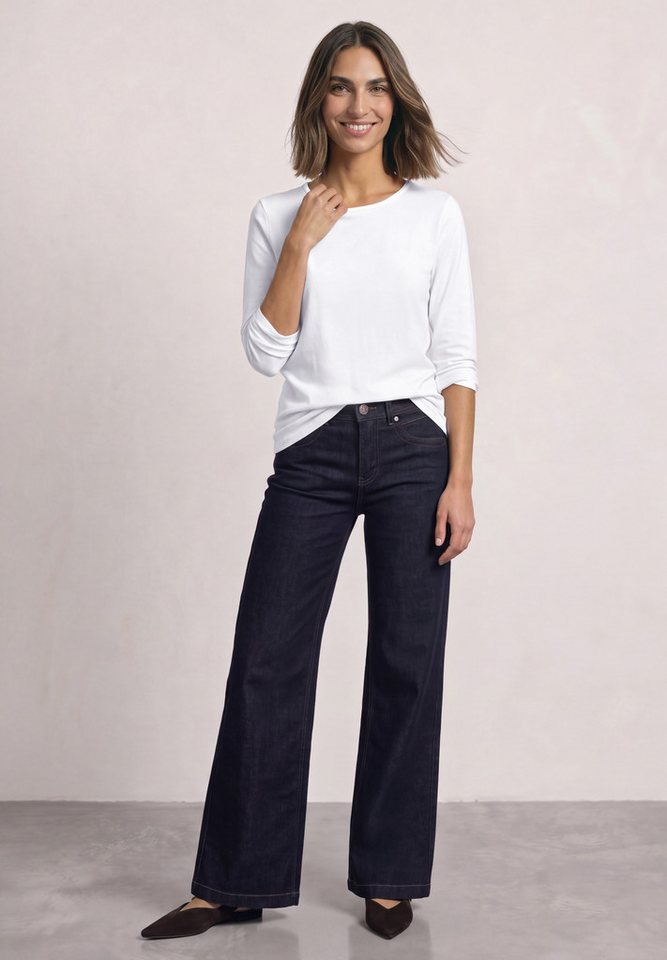 STREET ONE Langarmshirt in Unifarbe – Bild 3 von 5