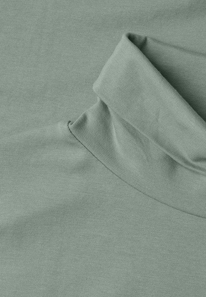 STREET ONE Langarmshirt in Unifarbe – Bild 5 von 5