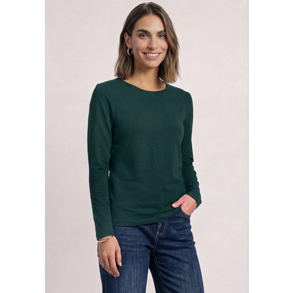 STREET ONE Langarmshirt in Unifarbe