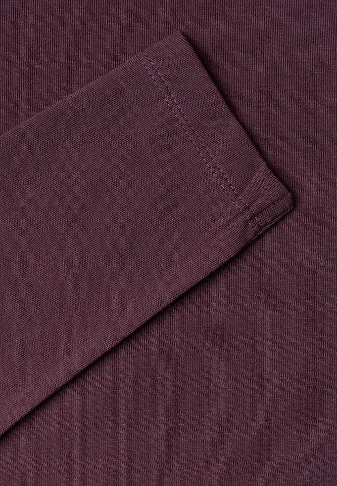 STREET ONE Langarmshirt in Unifarbe – Bild 5 von 5