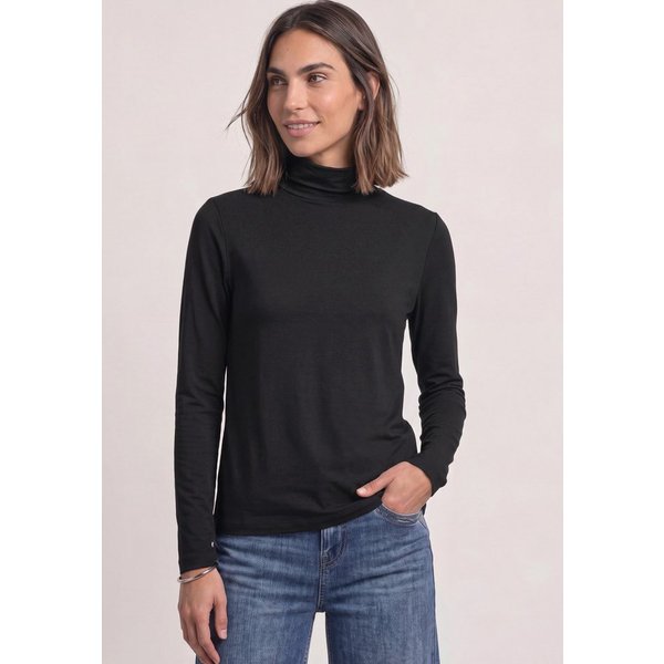 STREET ONE Langarmshirt in Unifarbe
