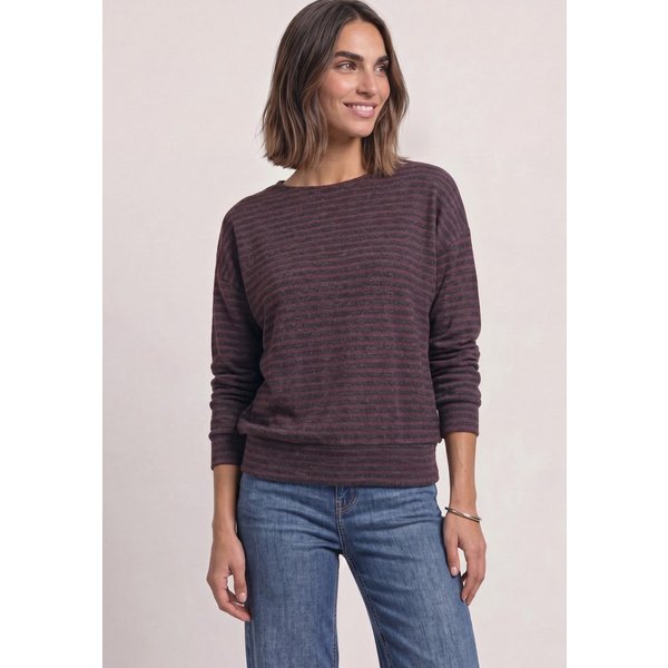 STREET ONE Langarmshirt mit Elastikbund