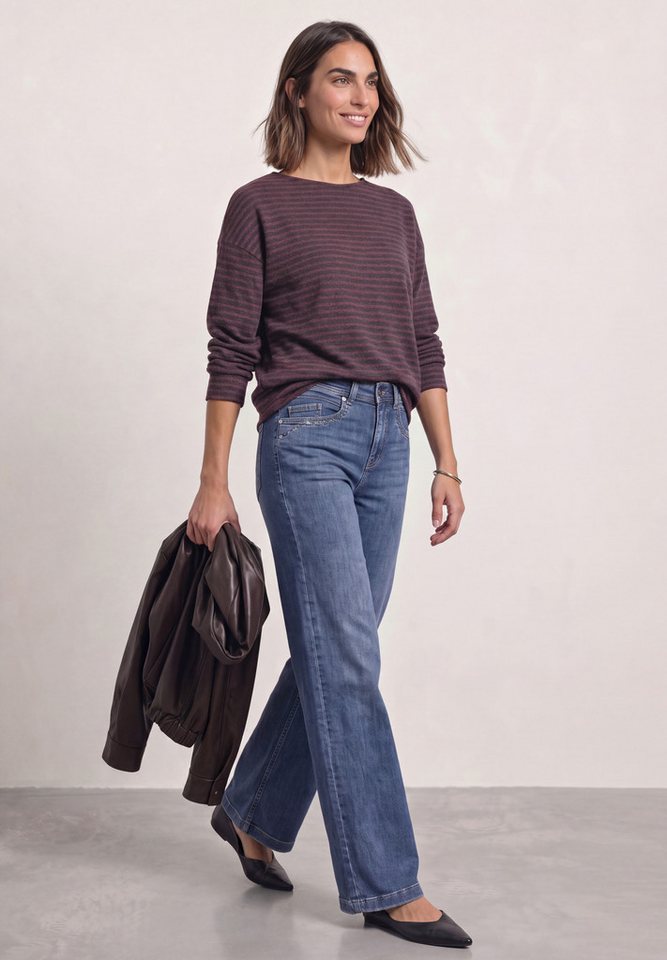 STREET ONE Langarmshirt mit Elastikbund – Bild 3 von 5