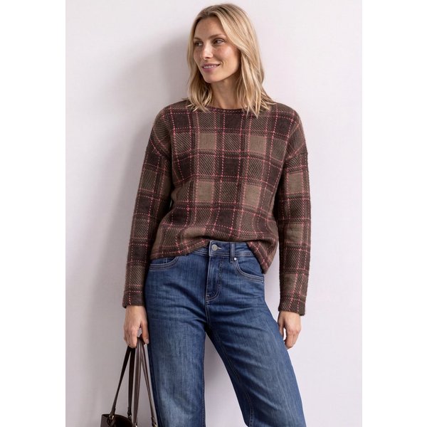 STREET ONE Langarmshirt mit Federgarn