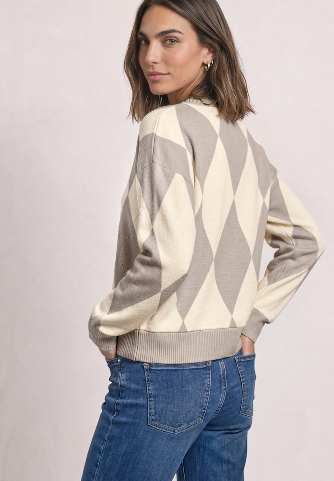 STREET ONE Langarmshirt mit Karomuster – Bild 2 von 5