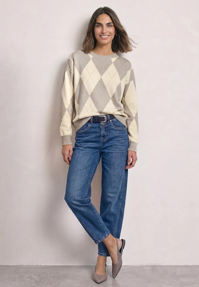 STREET ONE Langarmshirt mit Karomuster – Bild 3 von 5