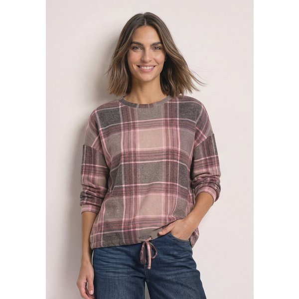 STREET ONE Langarmshirt mit Karomuster