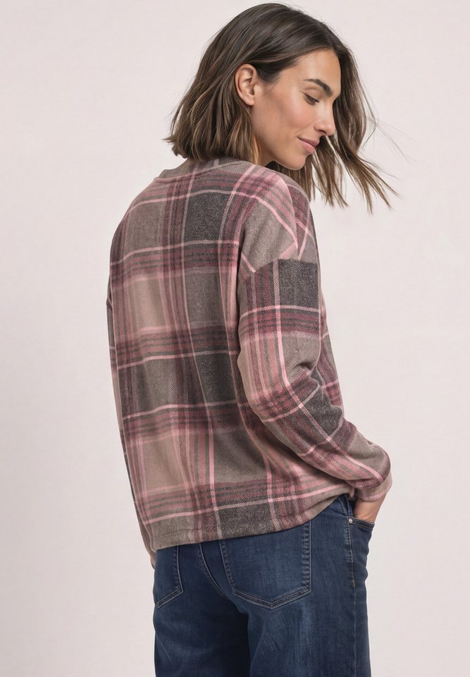 STREET ONE Langarmshirt mit Karomuster – Bild 2 von 5