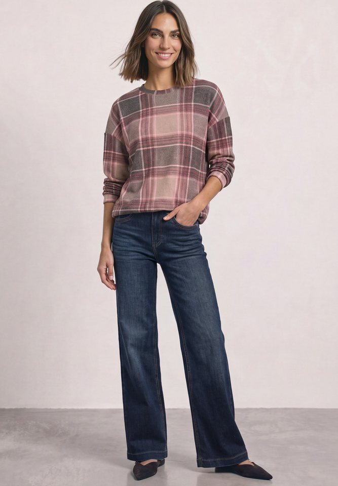 STREET ONE Langarmshirt mit Karomuster – Bild 3 von 5