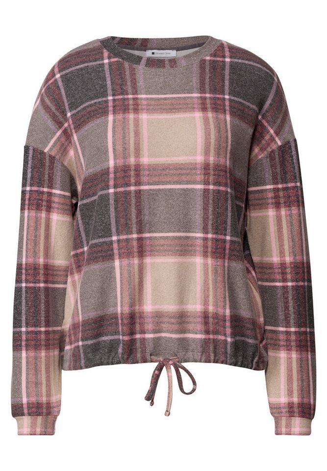 STREET ONE Langarmshirt mit Karomuster – Bild 4 von 5