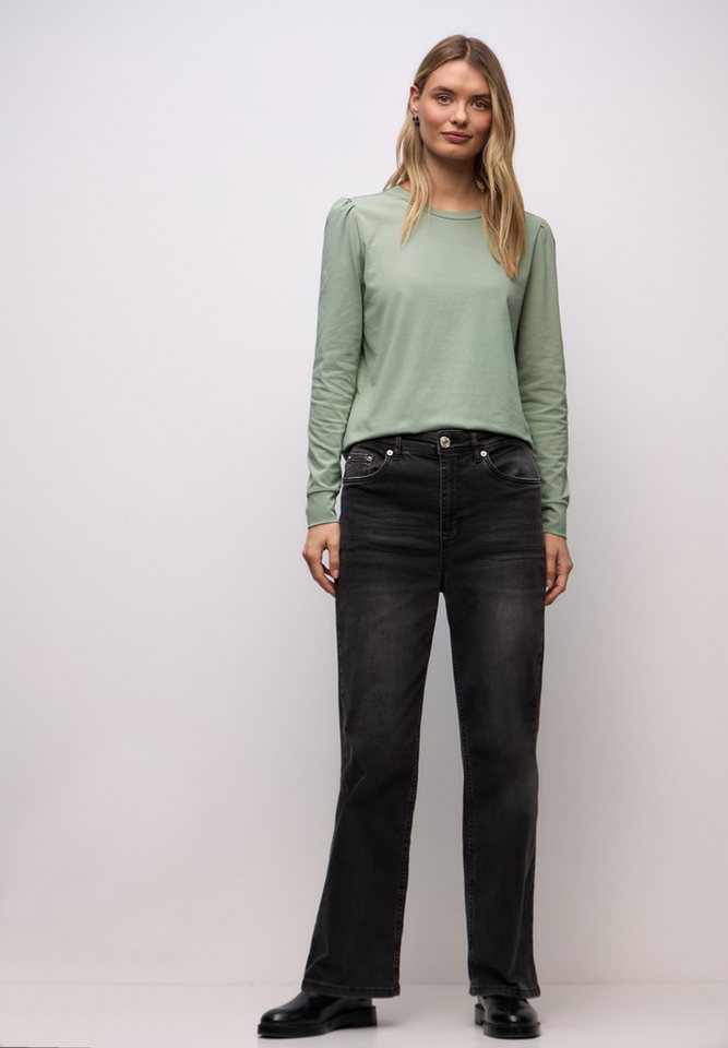 STREET ONE Langarmshirt mit Rundhalsausschnitt – Bild 4 von 5