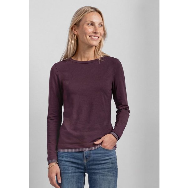 STREET ONE Langarmshirt mit Rundhalsausschnitt