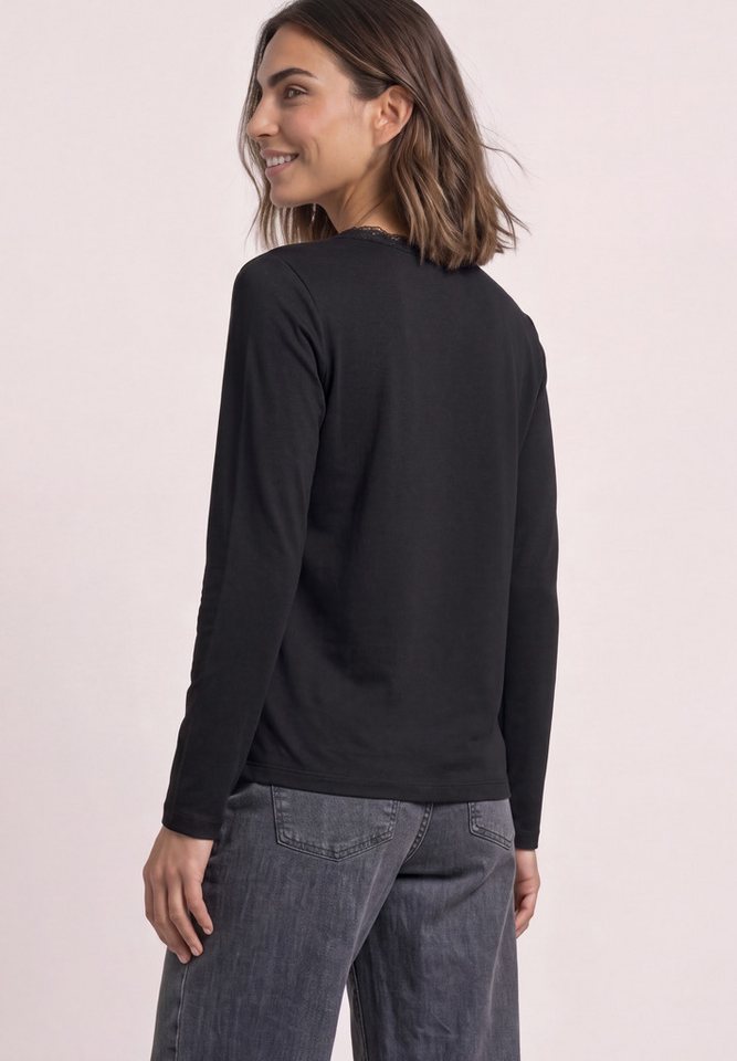STREET ONE Langarmshirt mit Spitze – Bild 2 von 5