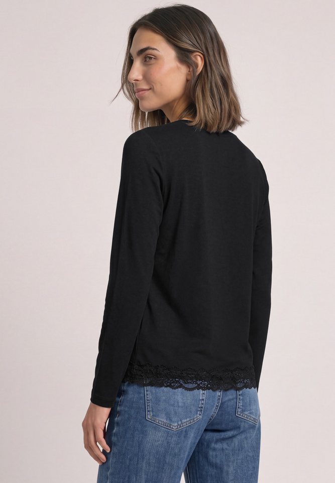 STREET ONE Langarmshirt mit Spitzendetails – Bild 2 von 5