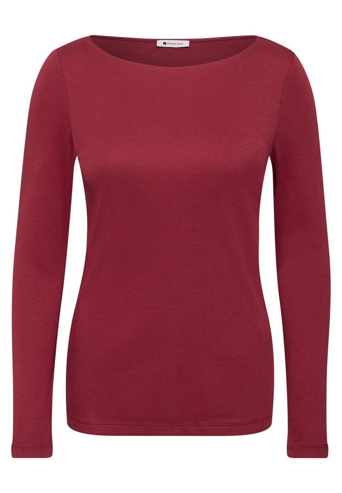 STREET ONE Langarmshirt mit U-Boot-Ausschnitt – Bild 4 von 5