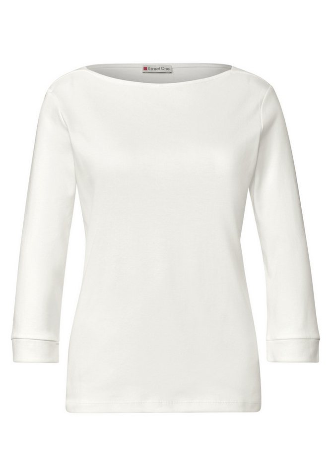 STREET ONE Langarmshirt mit U-Boot-Ausschnitt – Bild 4 von 5