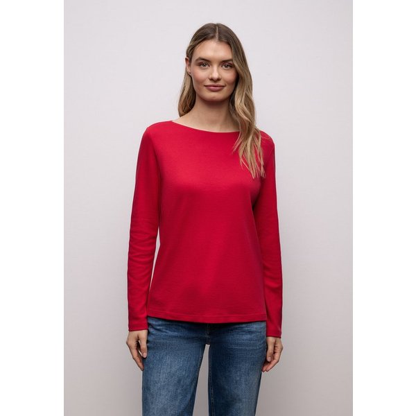 STREET ONE Langarmshirt mit U-Boot-Ausschnitt