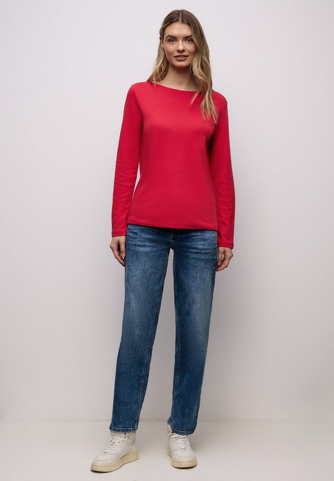 STREET ONE Langarmshirt mit U-Boot-Ausschnitt – Bild 4 von 5