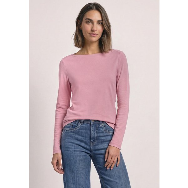 STREET ONE Langarmshirt mit U-Boot-Ausschnitt