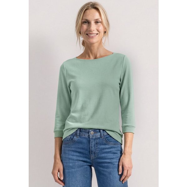 STREET ONE Langarmshirt mit U-Boot-Ausschnitt