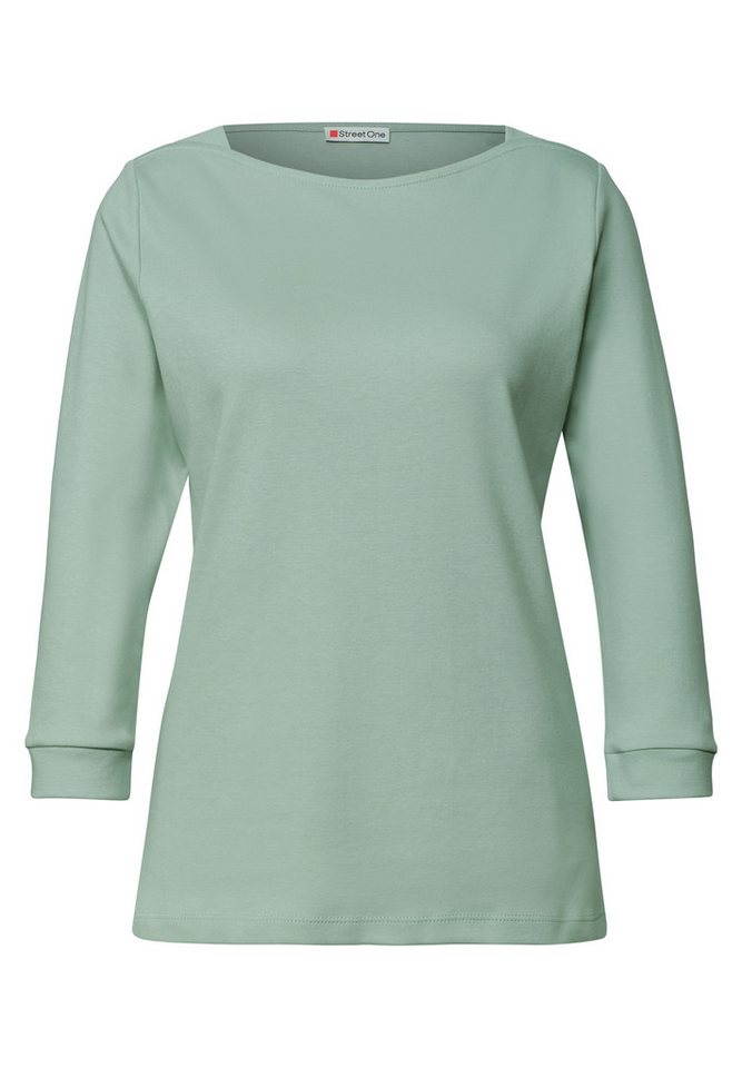 STREET ONE Langarmshirt mit U-Boot-Ausschnitt – Bild 4 von 5