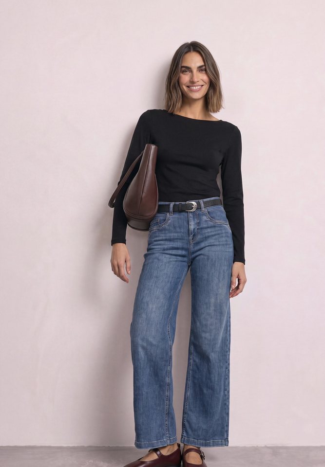 STREET ONE Langarmshirt mit U-Boot-Ausschnitt – Bild 3 von 5