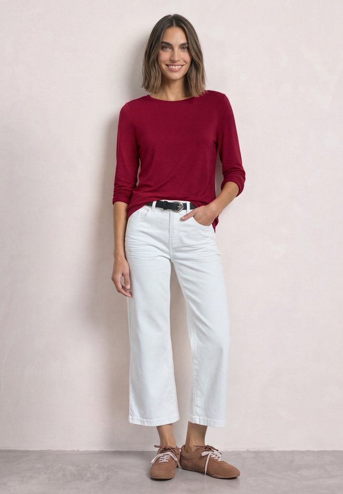 STREET ONE Langarmshirt mit U-Boot-Ausschnitt – Bild 3 von 5