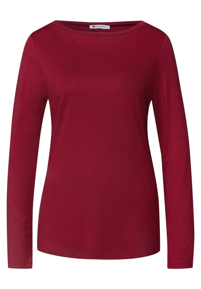 STREET ONE Langarmshirt mit U-Boot-Ausschnitt – Bild 4 von 5