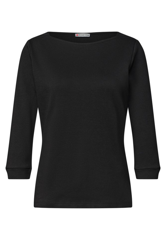 STREET ONE Langarmshirt mit U-Boot-Ausschnitt – Bild 4 von 5