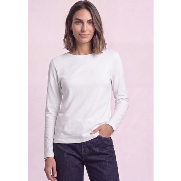 STREET ONE Langarmshirt mit U-Boot-Ausschnitt