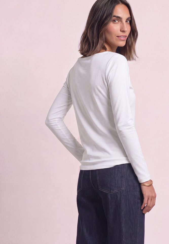 STREET ONE Langarmshirt mit U-Boot-Ausschnitt – Bild 2 von 5