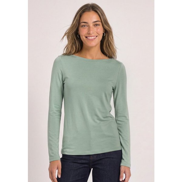 STREET ONE Langarmshirt mit U-Boot-Ausschnitt