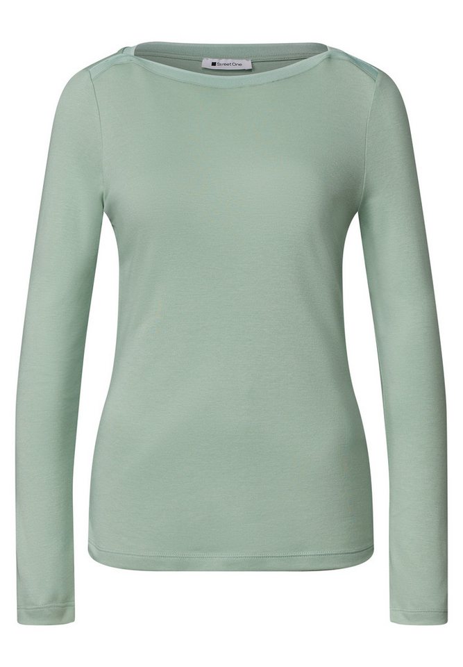 STREET ONE Langarmshirt mit U-Boot-Ausschnitt – Bild 4 von 5