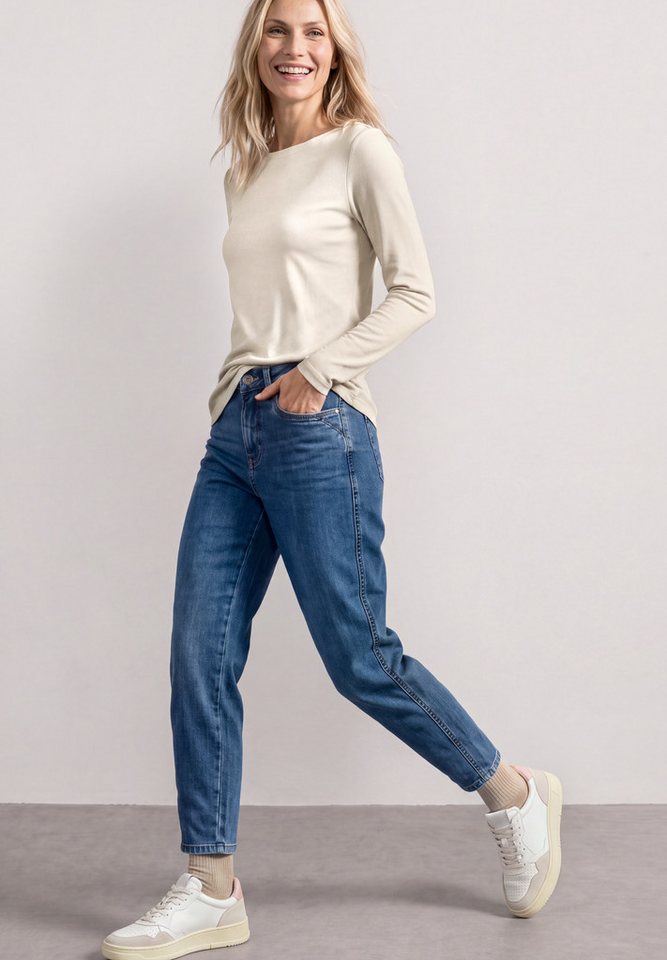 STREET ONE Langarmshirt mit U-Boot-Ausschnitt – Bild 3 von 5