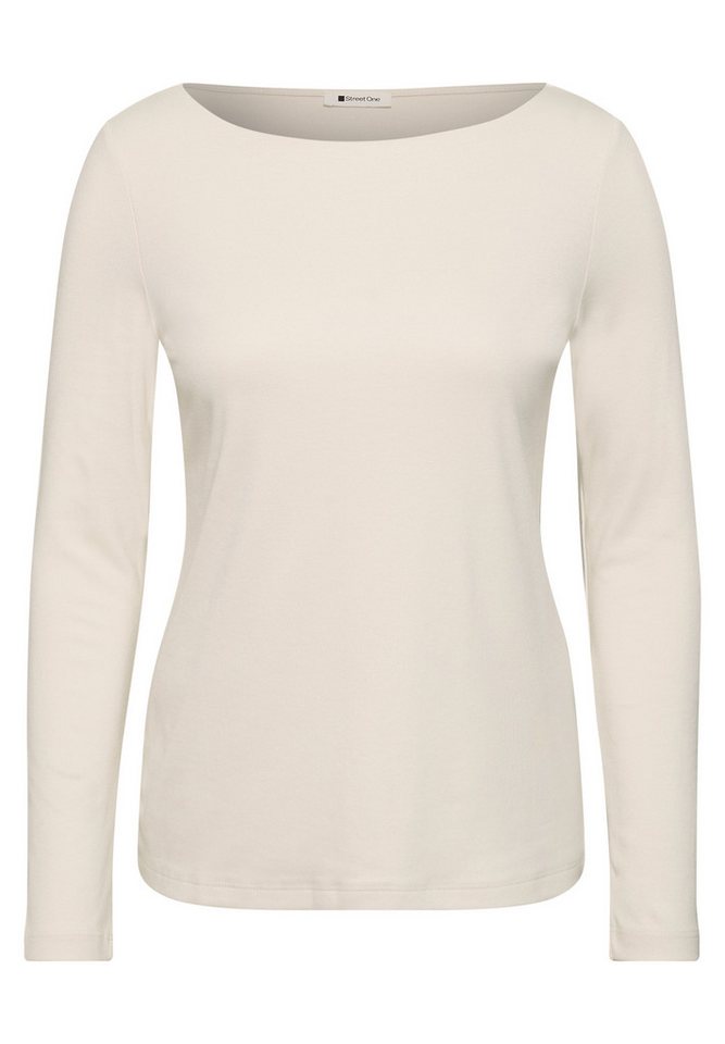 STREET ONE Langarmshirt mit U-Boot-Ausschnitt – Bild 4 von 5