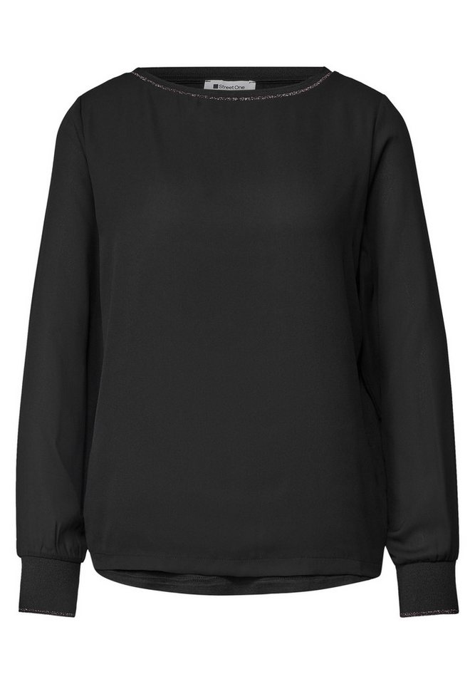 STREET ONE Langarmshirt mit U-Boot-Ausschnitt – Bild 4 von 5