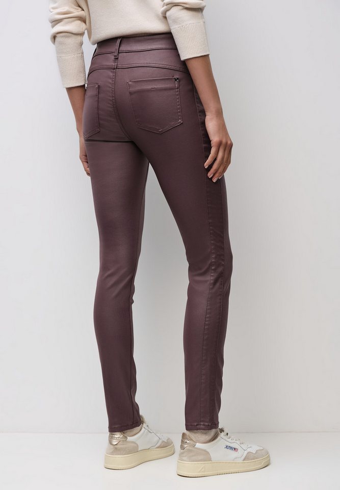 STREET ONE Lederimitathose Middle Waist – Bild 3 von 5