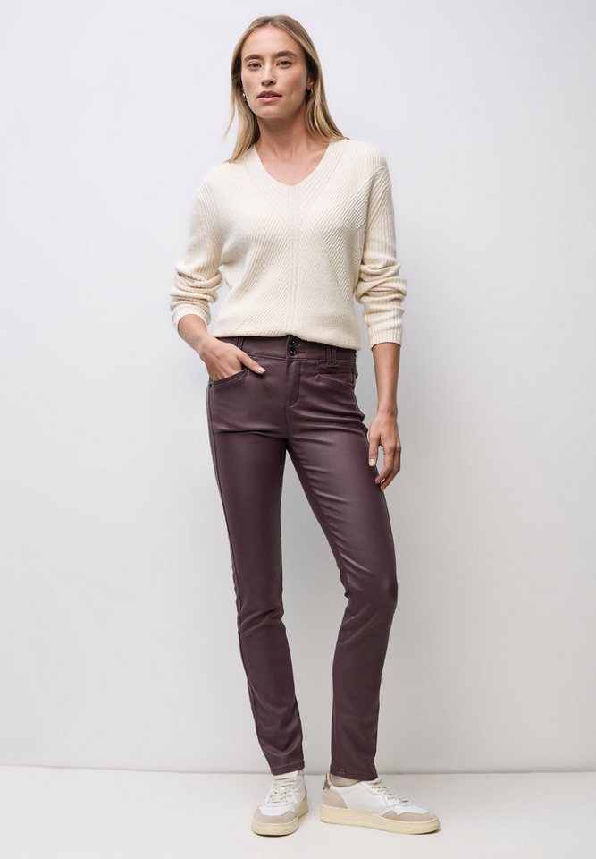 STREET ONE Lederimitathose mit Coating – Bild 4 von 5