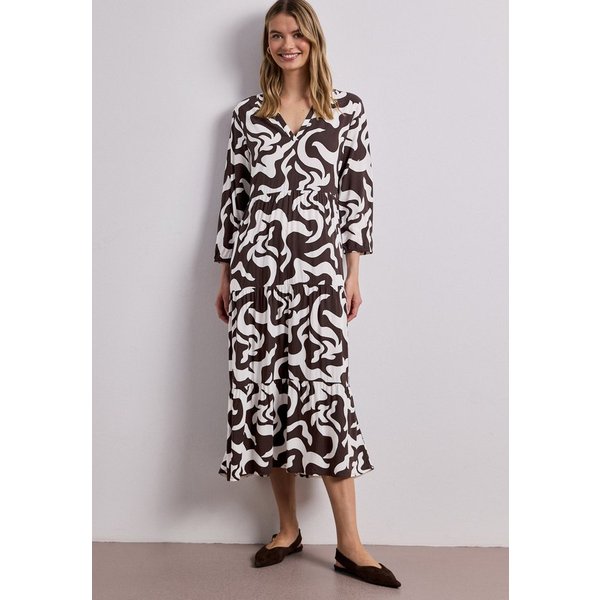 STREET ONE Maxikleid mit allover Print