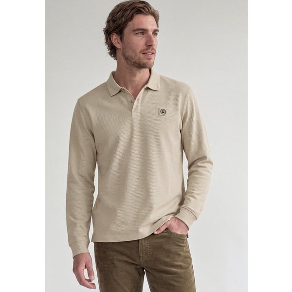 STREET ONE MEN Poloshirt aus elastischem Materialmix